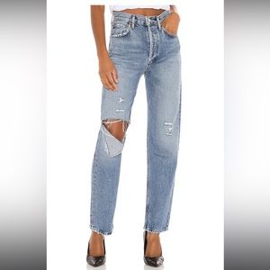 AGOLDE LIKE NEW 90s blue pinch waist jeans size 26